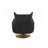 360-Degree Swivel Accent Chair with a Pillow-2068247693