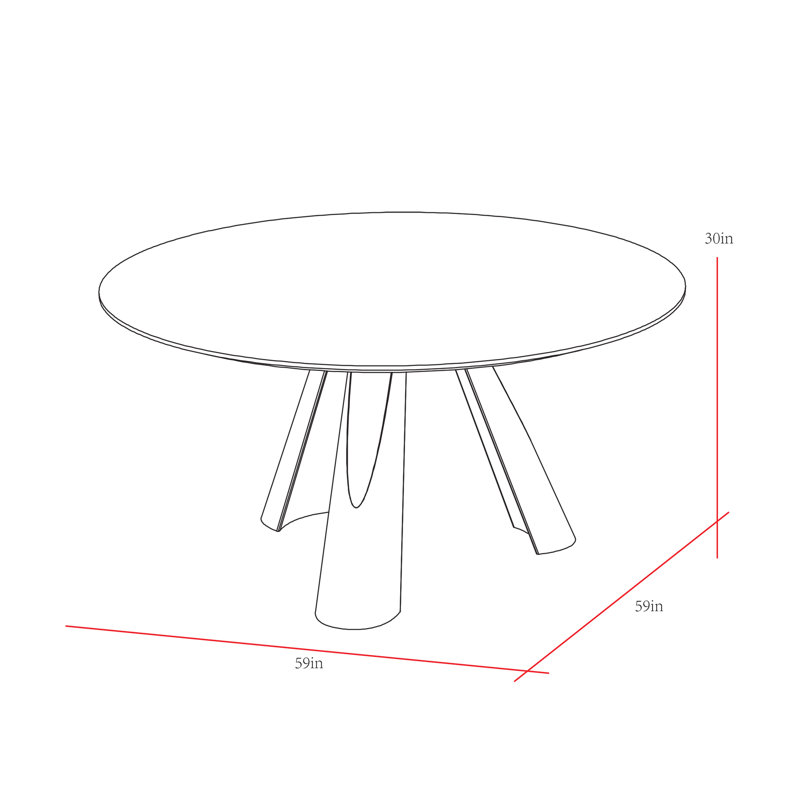 Novara Round Dining Table