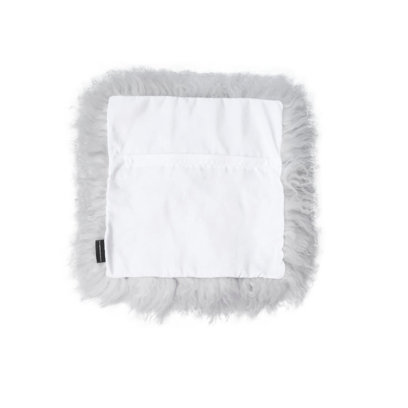 Wallace Square Cushion Cover, Ivory