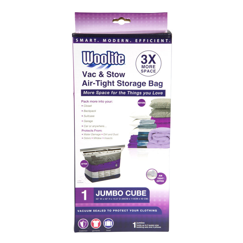 Airtight Jumbo Vacuum Storage Bags for Bedding and Clothes