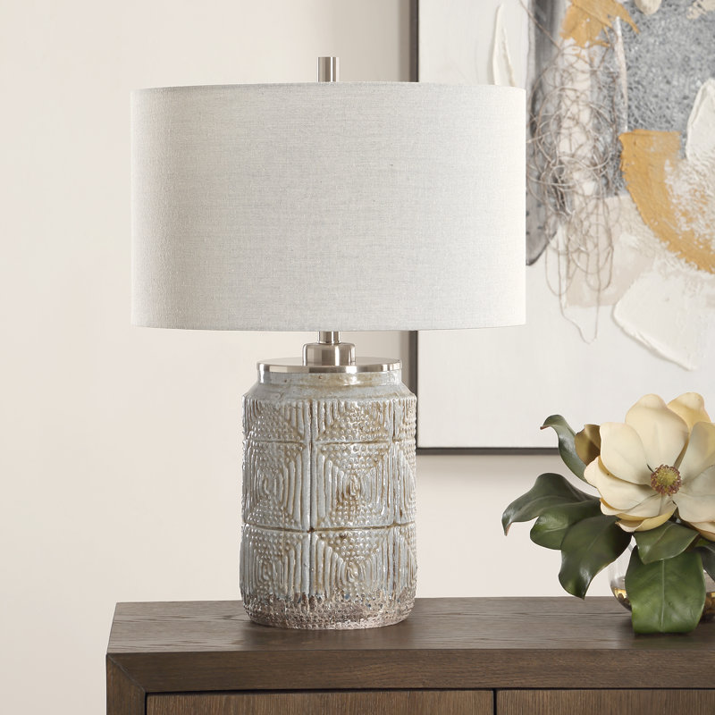 Petersburg Gray Table Lamp