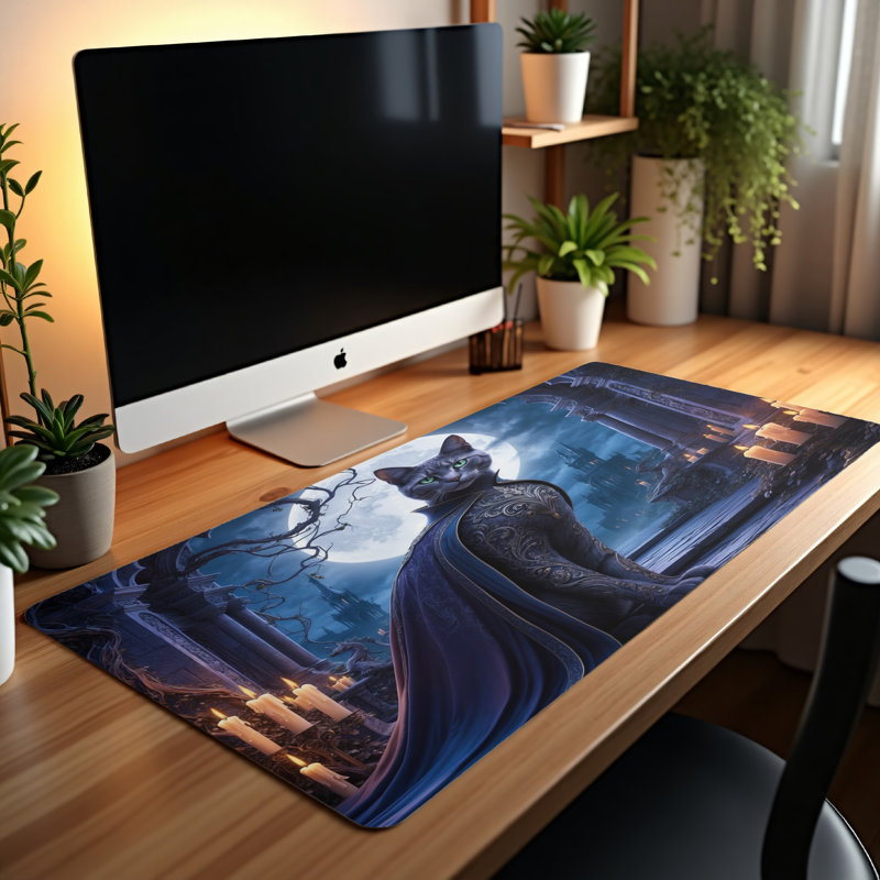 Polyester Desk Pad, 31.5x15.5