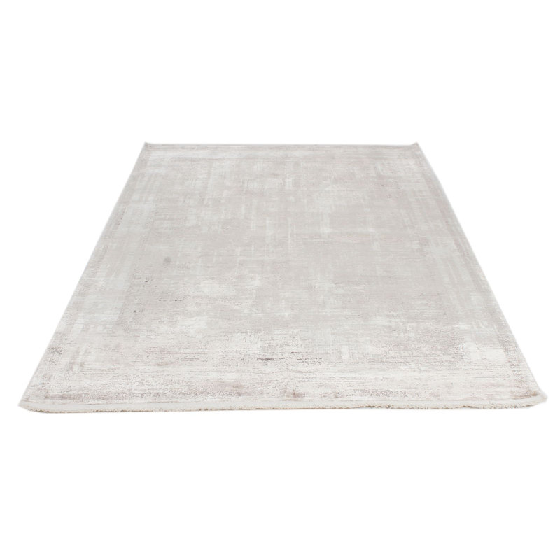 Tapis turc gris et ivoire 5x8