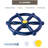 REDCAMP Plastic Swing Set Steering Wheel-68792842
