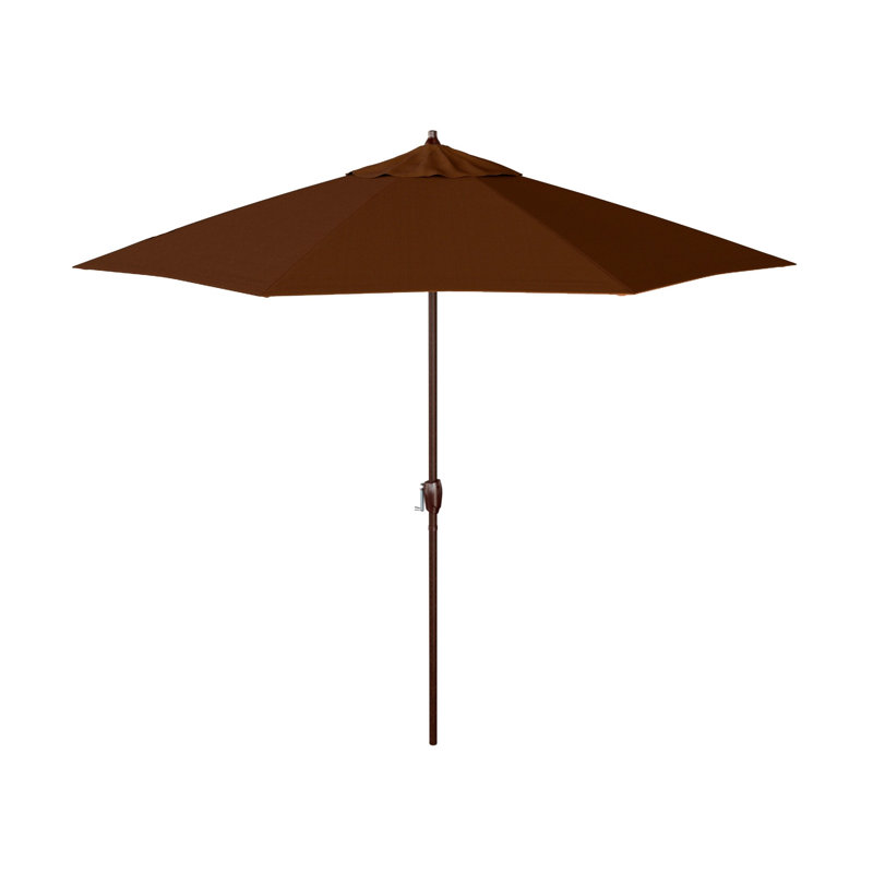 Parasol de marché 9 'Khoury, Sunbrella® teck bruyère