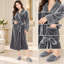 LOTUS LINEN Peignoirs moelleux moelleux peignoirs longs-60579837-60579843