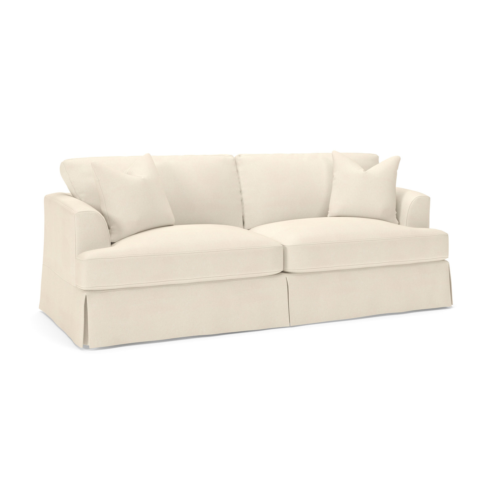 Lucia 92.5'' Upholstered Sleeper Sofa, Bayou Natural Canvas