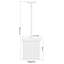Luminaire suspendu tambour 3 lumières Swati-848095590