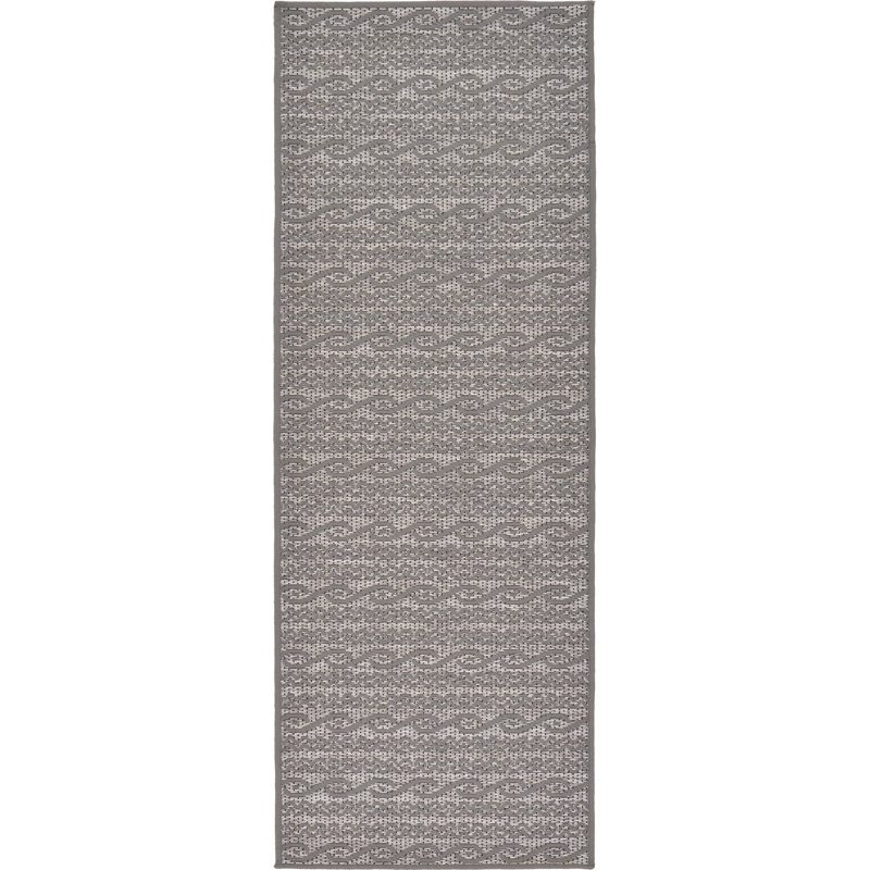 Snelling Abstract Indoor / Outdoor Rug, Runner 2'2" x 6', Gray