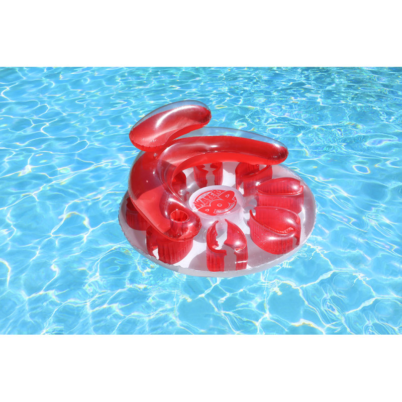 Flotteur de piscine circulaire Watermaster de Poolmaster, rouge, Rouge