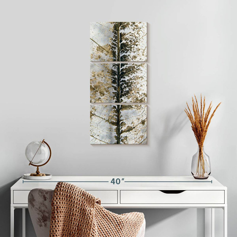 Leaf Structure, 27" H x 12" W