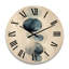 Horloge murale circulaire en bois-1921445049