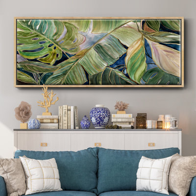 Sun Tipped Tropicals- Framed Canvas