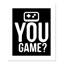 «You Game inversée», art encadré-48187843-48187839