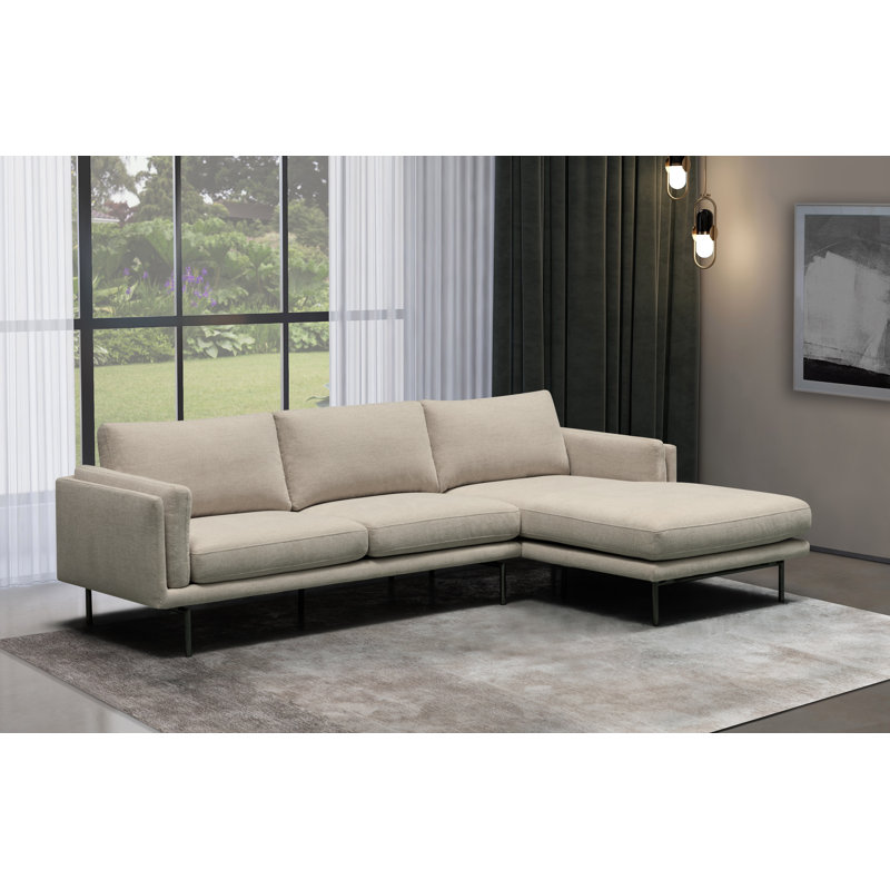 Canapé modulaire Elenora, Beige performance