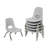 8" Stack Chair with Ball Glides 6-Pack-128718853