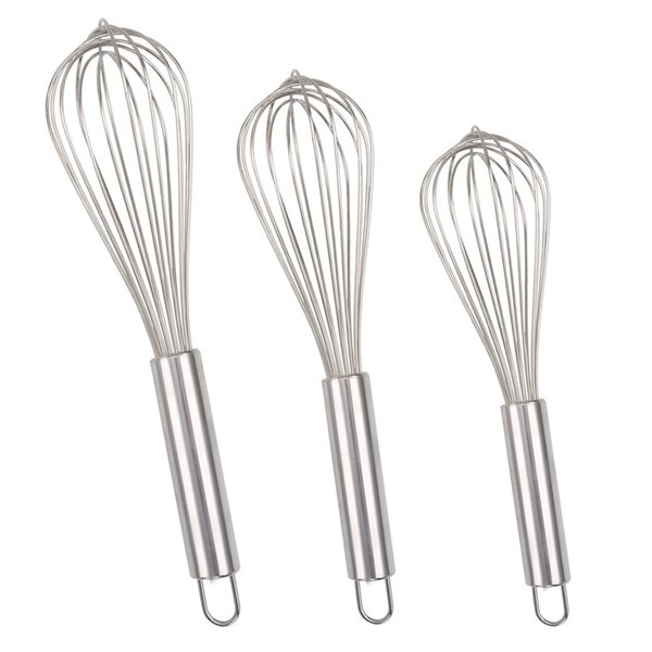 Zulay Kitchen Balloon Stainless Steel Whisk with Soft Silicone Handle (12  inch)