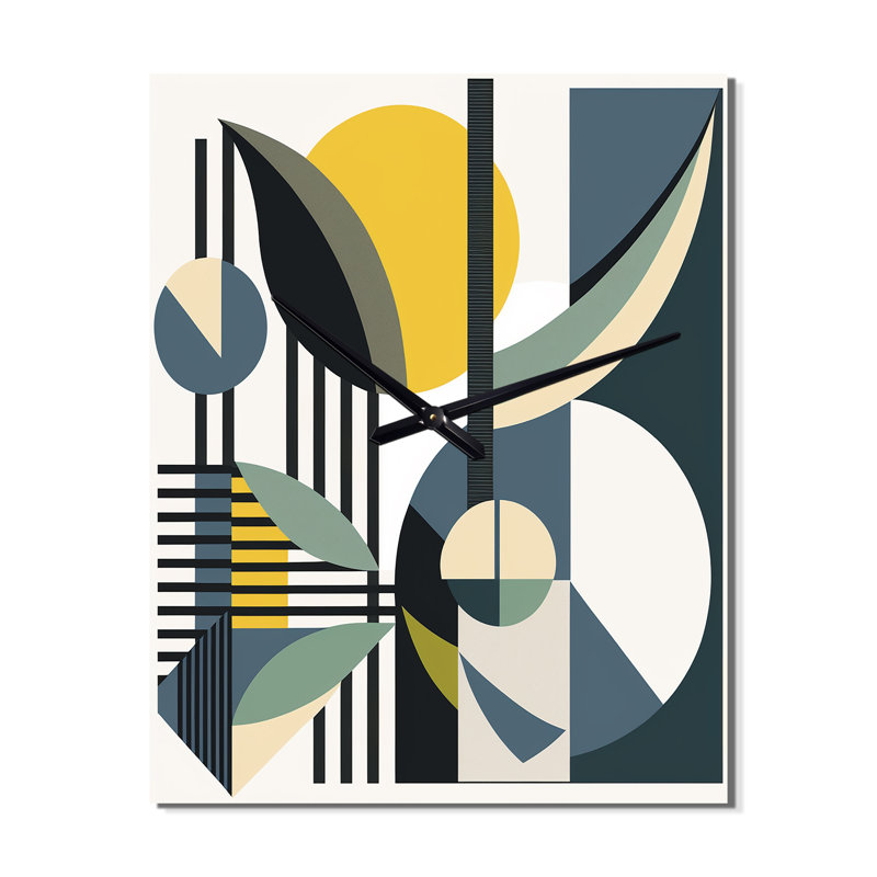 Horloge murale rétro Mid-Century, Grand