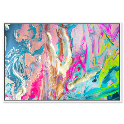 " Abstract Just Like Heaven, Glam Pink " by Oliver Gal