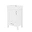 Meuble-lavabo simple 20,28 po avec lavabo en céramique-413874495