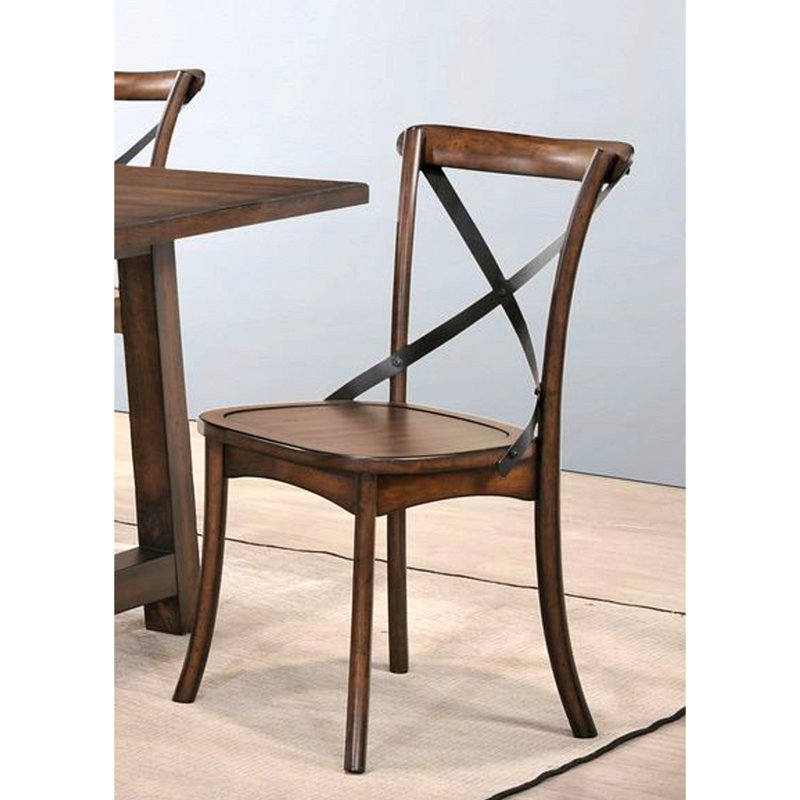 Ensemble de 2 chaises d'appoint en métal Kaelyn