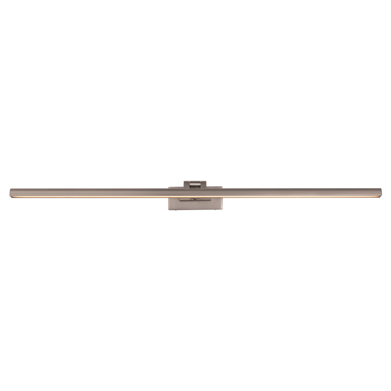 Reed Dimmable LED Wall Mounted Picture Light, Brushed Nickel