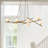 Amara 7 - Light Dimmable LED Sputnik Modern Linear Chandelier-88045345