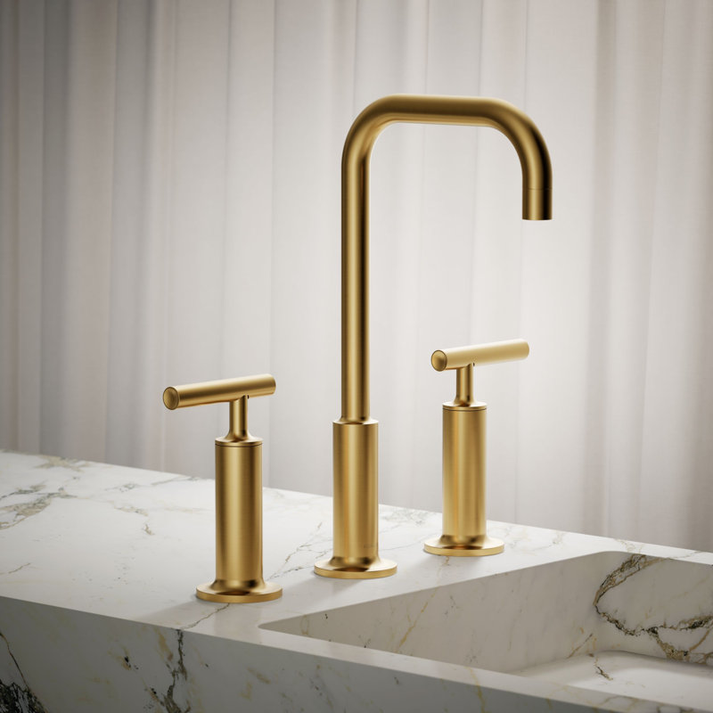 Robinet de salle de bain Purist®, Laiton brossé