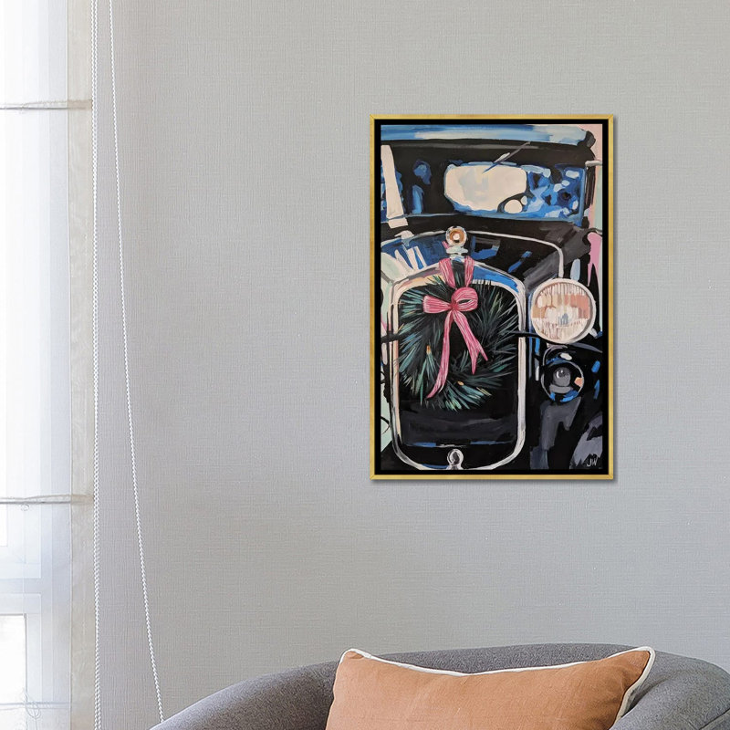Ken's Toy - reproduction d'art murale - toile encadrée, H 26 po x l 18 po, Impression dans un cadre flottant sans passe-parto