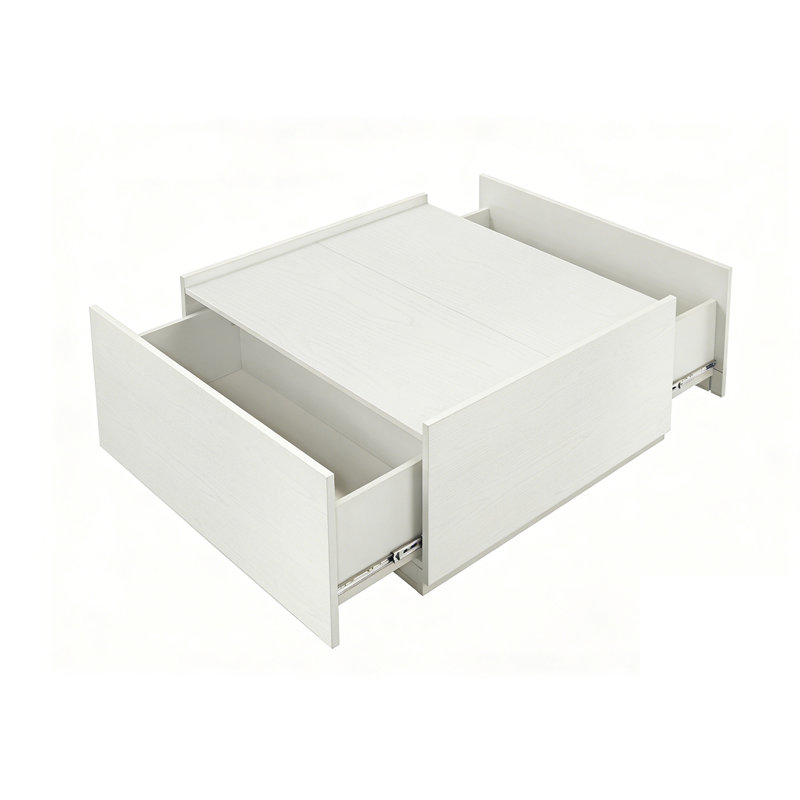 Table basse de style transitionnel 1pc, Blanc