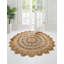 Tapis oriental en jute tissé à la machine Jarne-546602903