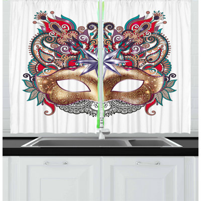 Pointed Kitchen Curtain
