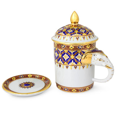 Mcglothlin Handmade Porcelain Lidded Mug