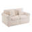 Greco Vintage Upholstered Rolled Arm Loveseat – Compressed Pack, Removable Cover-124822021