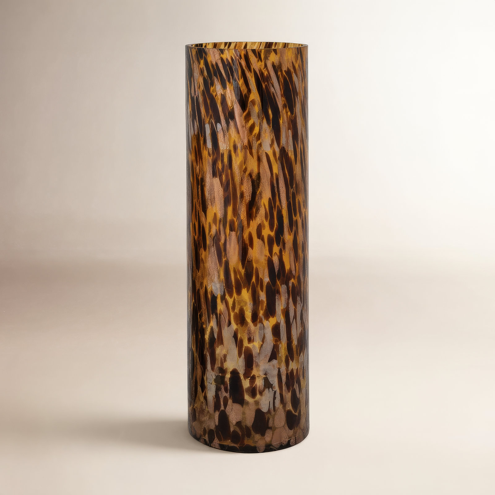 Glass Table Vase, 12.5" H x 4" W x 4" D