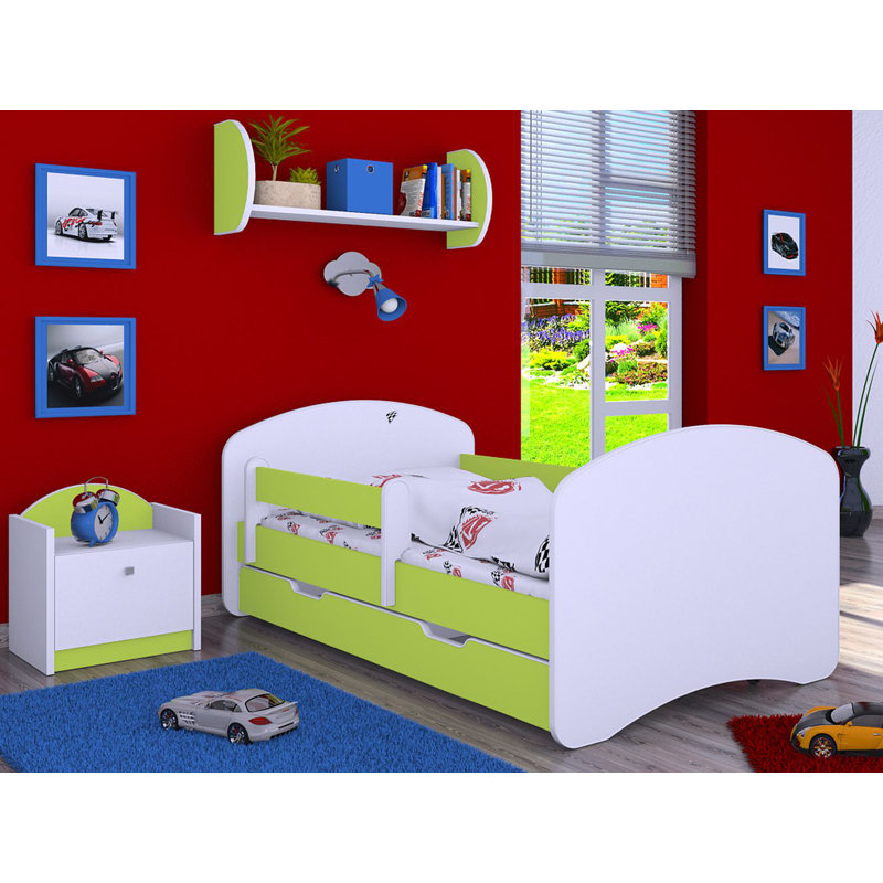 Manzano Cabin Bed with Storage Included, Green