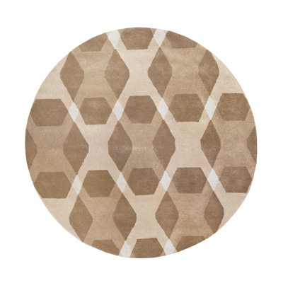 Diamond Martha Stewart Hand Tufted Wool Pile Geometric Rug