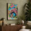 Leopard In Bloom Maximalist - Print-136754946-136754948