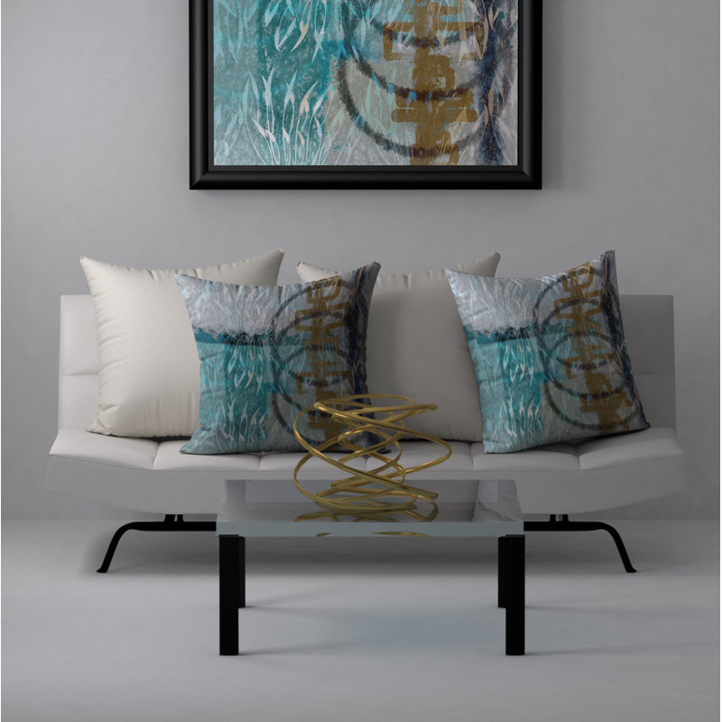 Housse de coussin carrée/insert, 18 po x 18 po