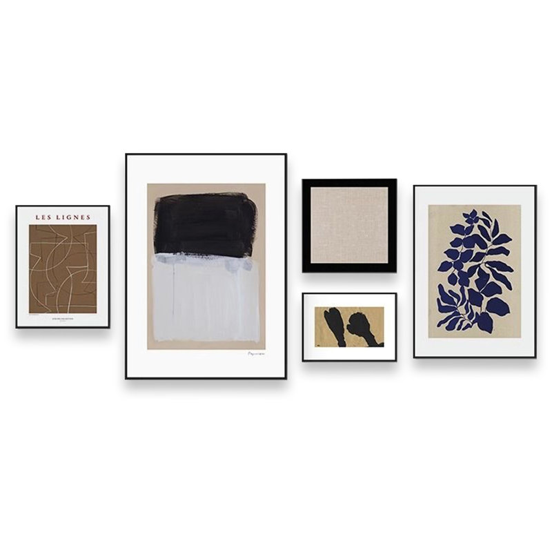 Ensemble d'art mural Wabi-Sabi, H 27,56 po x l 19,69 po