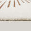 Cat Striped Area Rug in Rust/White-1835851951
