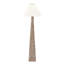 Arcelia 125cm Brown Column Floor Lamp