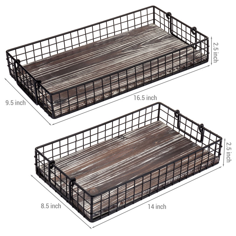 Adriyanna Metal Tray - Set of 2