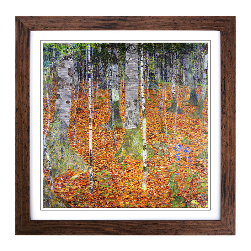 Gustav Klimt - Single Picture Frame Painting, Walnut