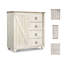 Commode combinée 4 tiroirs Jascha Gentleman's