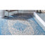 Tapis intérieur / extérieur bleu / beige Arneshia-109971366