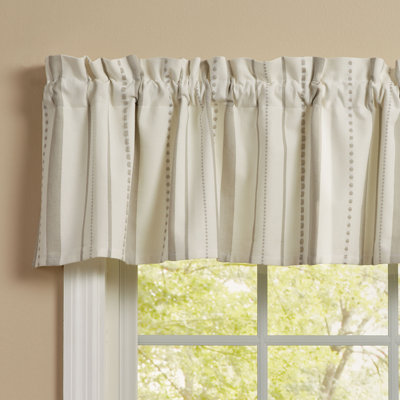 Govia Cotton Striped Tailored Window Valance