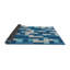 Tapis bleu/bleu/blanc à motifs-296699814