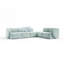 6 Seater Velvet Sofa & Chaise-97826799