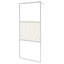 Rosati Hinged Semi-Frameless Shower Door with Frosted Glass-472857706